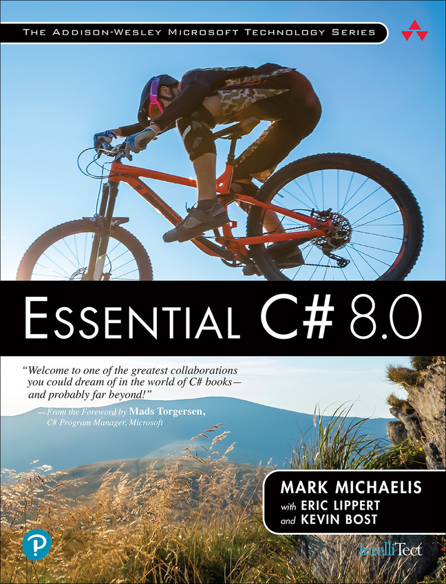 Book cover for Essential C Sharp 8.0 by Mark Michaelis with Eric Lippert and Kevin Bost